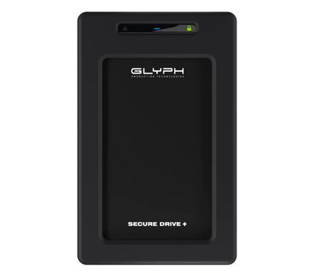 Glyph 4TB SecureDrive+ Professional Encrypted Rugged Mobile Hard Drive with Bluetooth