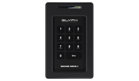 Glyph 1TB SecureDrive+ Professional Encrypted Rugged Mobile Hard Drive with Keypad