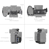 SmallRig Rhinoceros Basic Cage Kit for Sony Alpha 7R V, Alpha 7 IV, Alpha 7S III