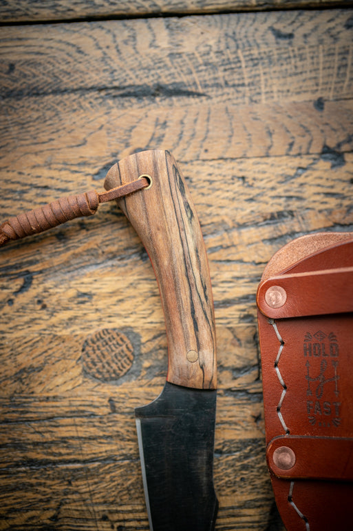 HF EDC Field Knife with Leather Sheath