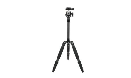 Sirui T-0S Series Travel Tripod with B-00 Ball Head (Black, Carbon Fiber) T-025SK+B-00K