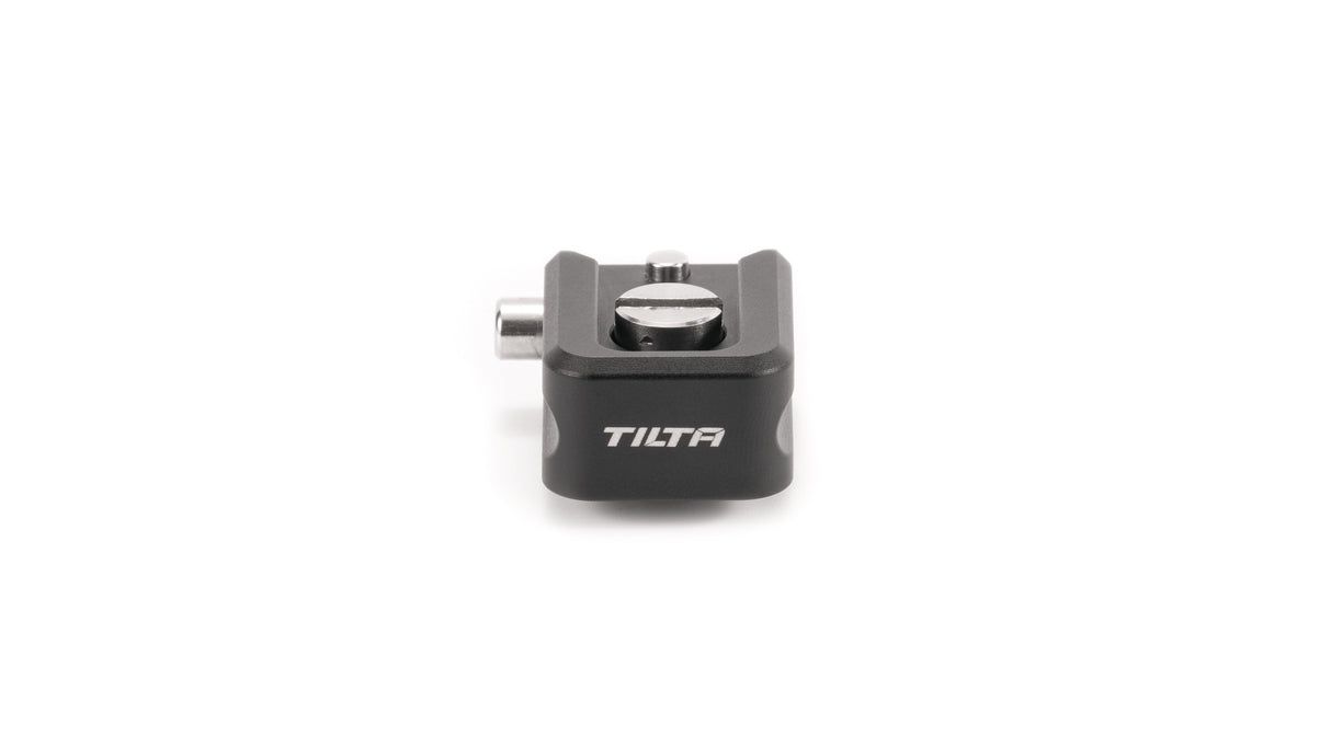 Tilta Cold Shoe Receiver Adapter with Locking Pin – Black