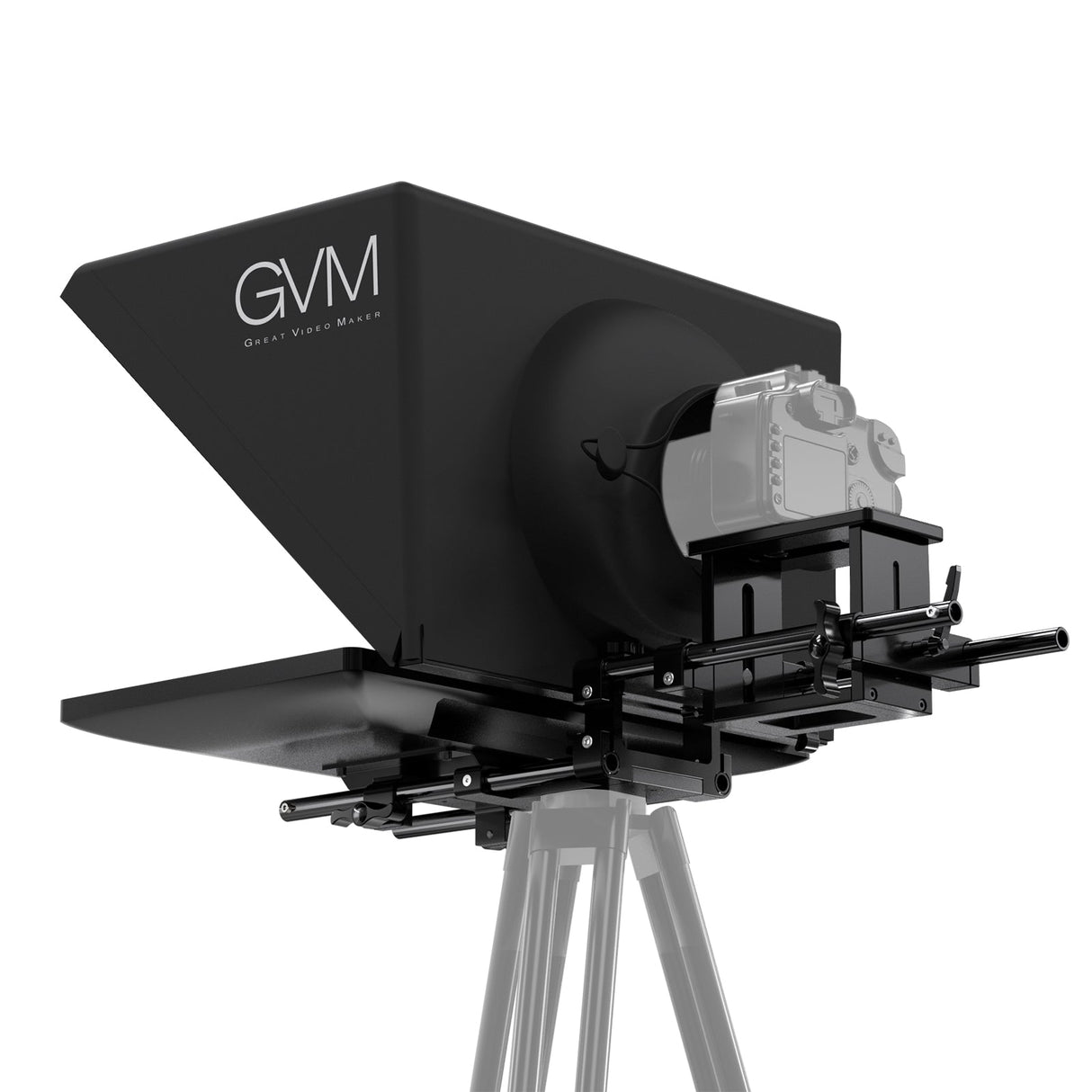 GVM TQ-LD Teleprompter for iPad Tablet & Smartphone with Bluetooth APP Control