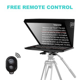 GVM TQ-LD Teleprompter for iPad Tablet & Smartphone with Bluetooth APP Control