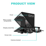 GVM TQ-LD Teleprompter for iPad Tablet & Smartphone with Bluetooth APP Control