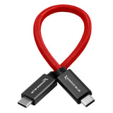 USB-C to USB-C Cable for SSD Recording & Charging - 8K Data and Power Delivery