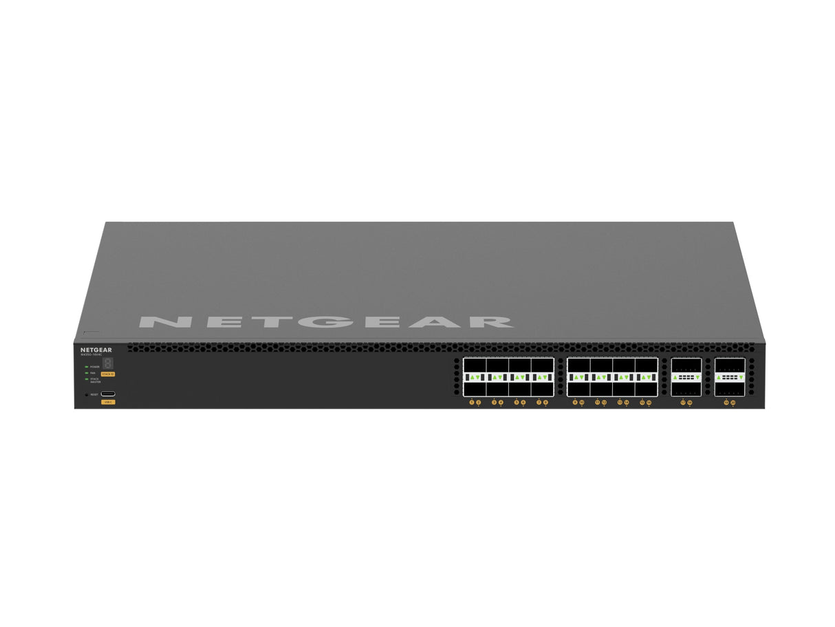 NETGEAR M4350 VSM4320C 20-Port 16xSFP28 25G and 4xQSFP28 100G Managed Switch