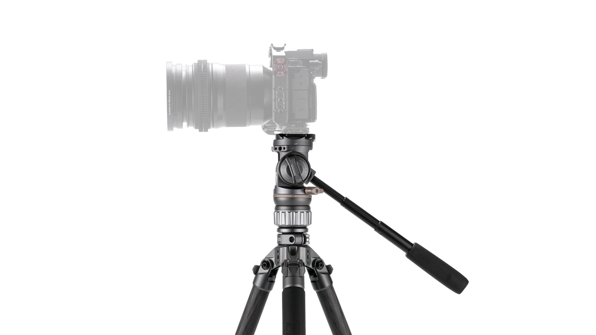 Tilta VT05 Travel Video Fluid Head with 3-Stage Carbon Fiber Tripod Legs (5KG)