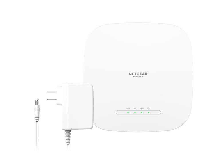 NETGEAR AX3000 Dual-Band PoE Multi-Gig Insight Managed WiFi 6 Access Point with Power Adapter