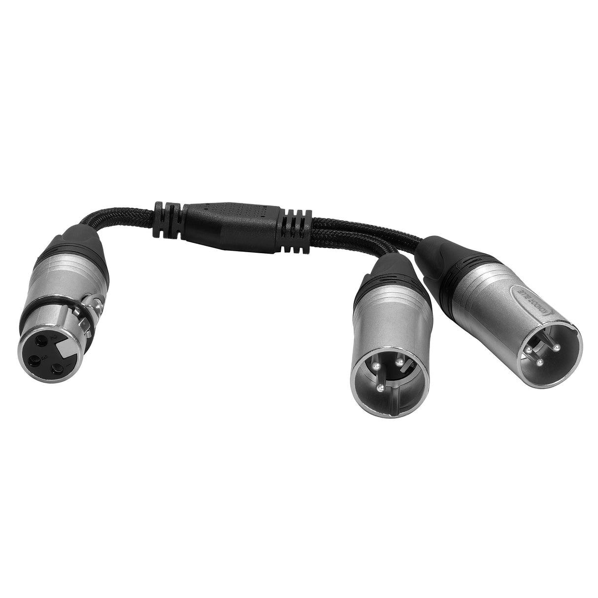 Dual Male XLR To Female XLR Audio Y Splitter Cable