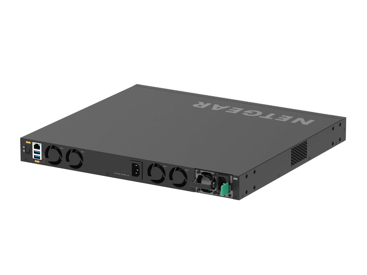 NETGEAR M4350 XSM4328CV 24x10G/Multi-Gig PoE+ (576W base, up to 720W) and 4xSFP28 25G Managed Switch