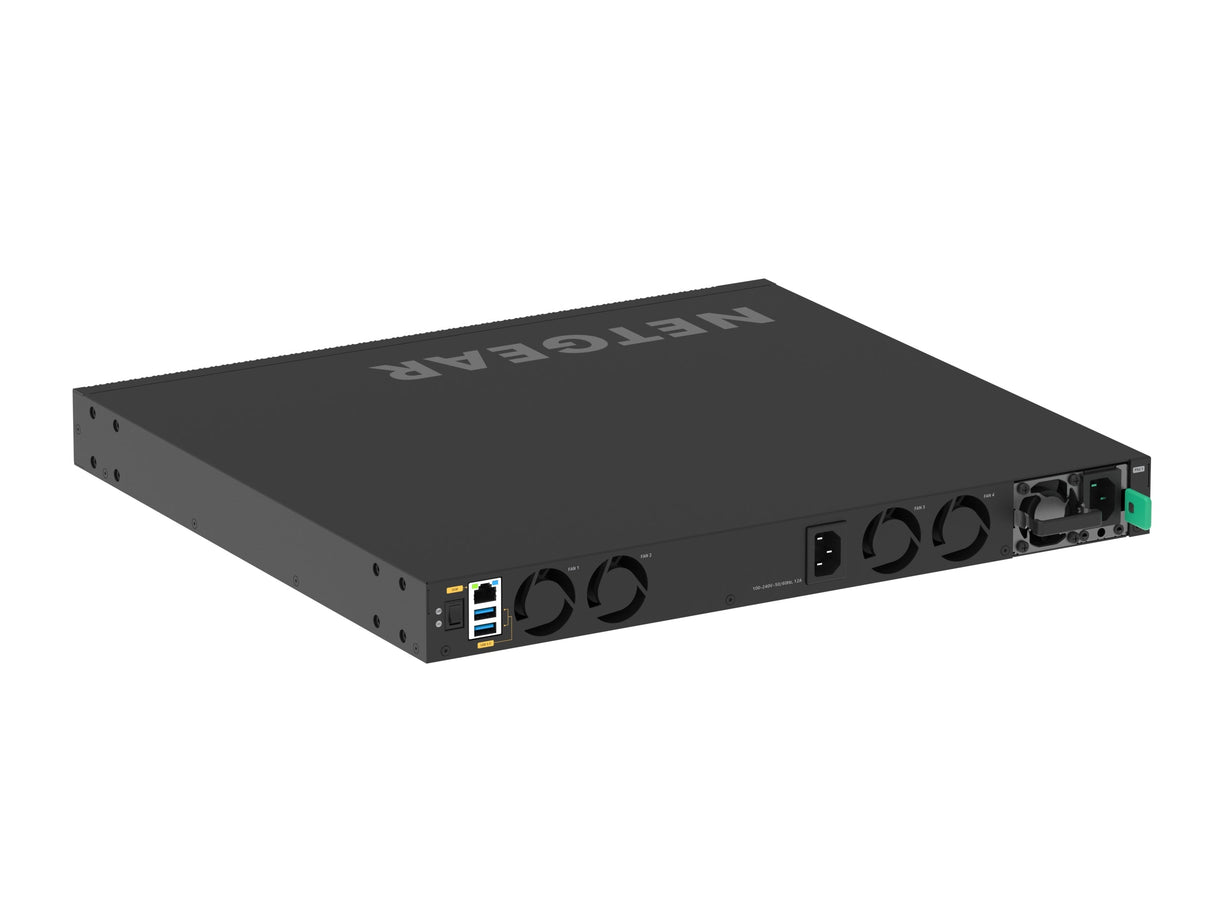 NETGEAR M4350 XSM4328CV 24x10G/Multi-Gig PoE+ (576W base, up to 720W) and 4xSFP28 25G Managed Switch