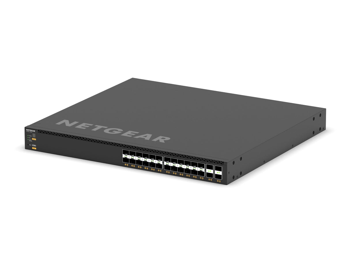 NETGEAR M4350 GSM4328 28-Port 24x1G PoE+ (648W base, up to 720W) and 4xSFP+ Managed Switch