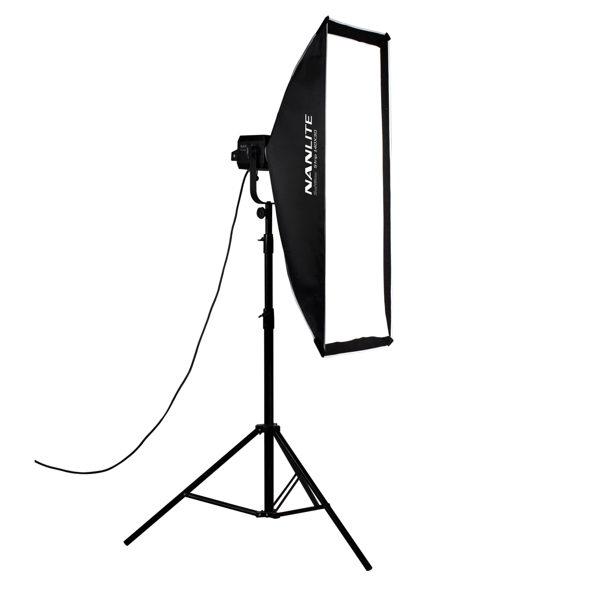 Nanlite Asymmetrical Stripbank Softbox with Bowens Mount (18x43in)