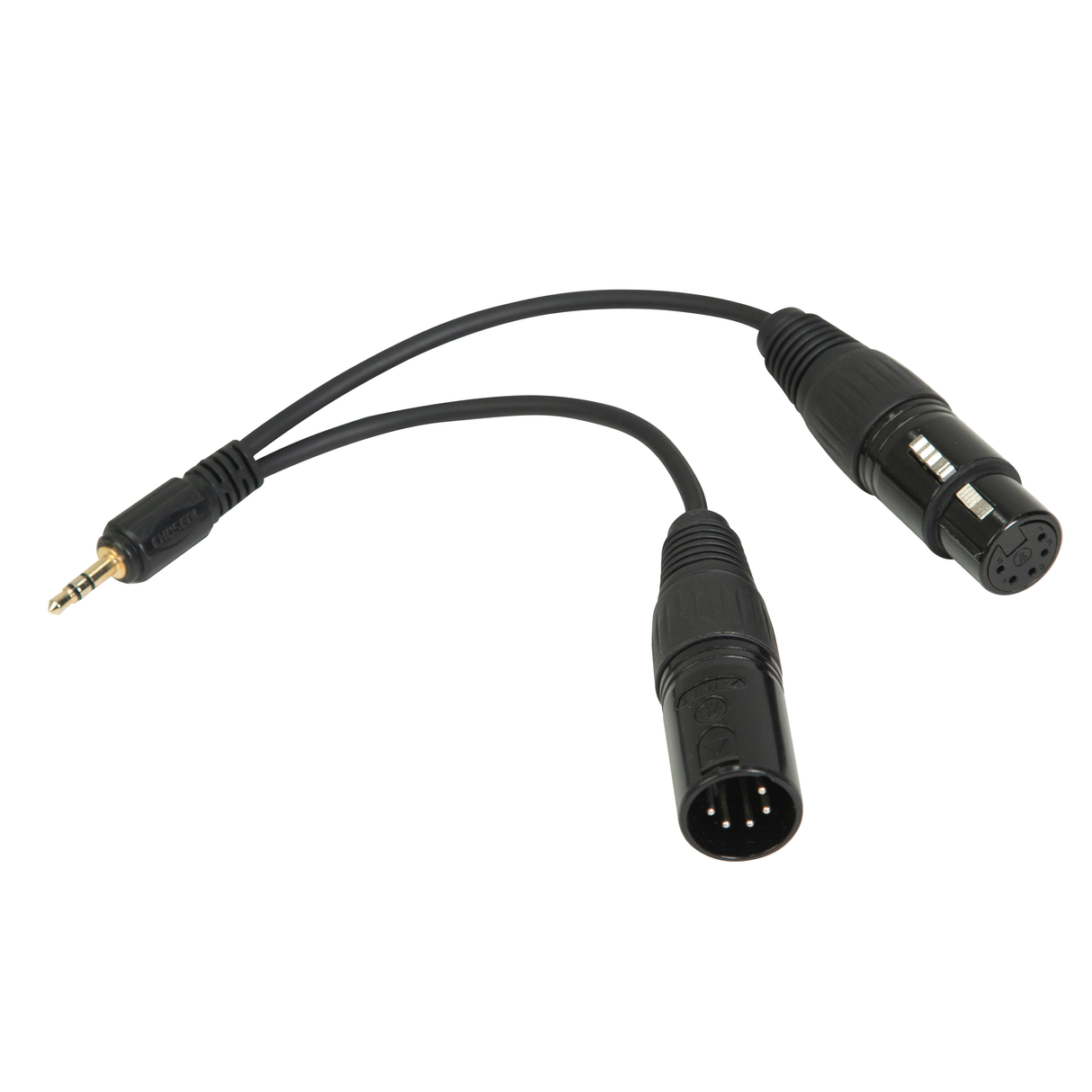 CB-DMX-3.5C-1/2 DMX Adapter Cable with Locking 3.5mm Connector