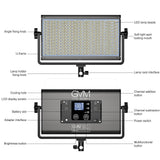 GVM-1500D 75W Powerful Bi-color and RGB Video Panel Light 3 kits