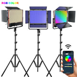 GVM 50SM 50w Bi-color & RGB Double-sided Light Soft Panel LED Video Light 2-light-kit