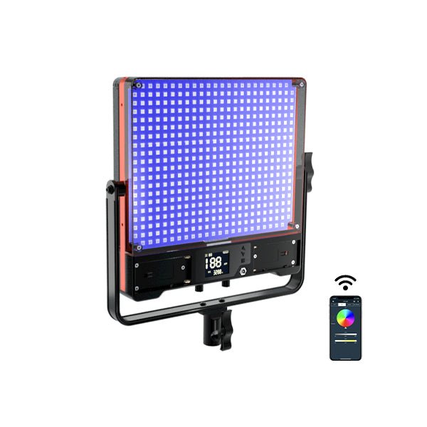 GVM 50SM 50w Bi-color & RGB Double-sided Light Soft Panel LED Video Light 2-light-kit