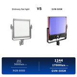 GVM 50SM 50w Bi-color & RGB Double-sided Light Soft Panel LED Video Light 2-light-kit