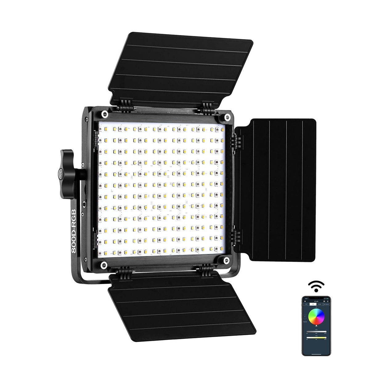 GVM-800D-II 40W Bi-color and RGB Video Panel Light