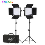 GVM-800D-II 40W Bi-color and RGB Video Panel Light