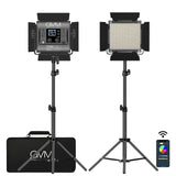 GVM 850D rgb led studio video light kit