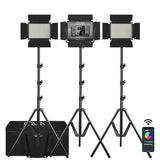 GVM 880RS RGB LED Studio Video Light Kit