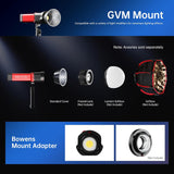 GVM PD60B 60W Hand-held Waterproof LED Light Spotlights