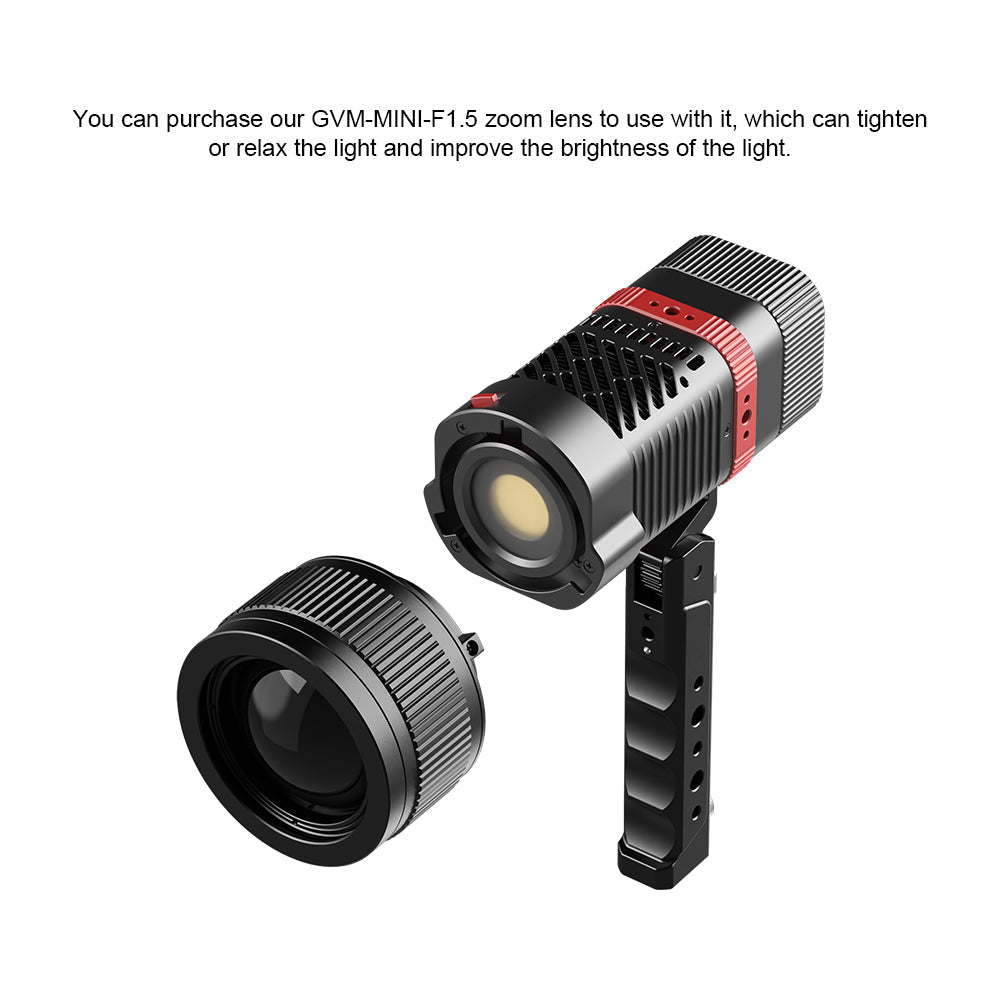 GVM-PL60B Waterproof External Model 60W Flashlight Light (Dual Color Temperature)