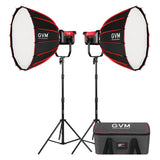 GVM PRO-SD200B 200W Bi-Color Monolight With Softbox 2 kits