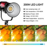 GVM PRO-SD200B 200W Bi-Color Monolight With Softbox