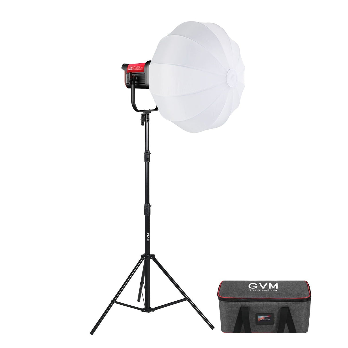 GVM PRO-SD300B 300W Bi-Color Monolight V-mount Mesh Bluetooth