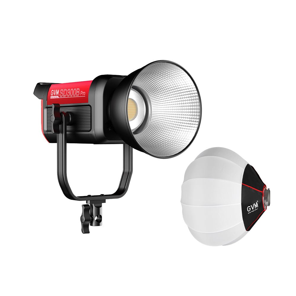 GVM PRO-SD300B 300W Bi-Color Monolight V-mount Mesh Bluetooth