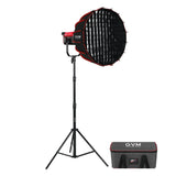 GVM PRO-SD300B 300W Bi-Color Monolight V-mount Mesh Bluetooth