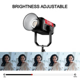 GVM PRO-SD400B 400W Waterproof Bi-Color Monolight(V-mount & Mesh Bluetooth)