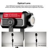 GVM PRO-SD500B 500W Waterproof Bi-Color Monolight(V-mount & Mesh Bluetooth)