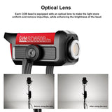 GVM PRO-SD650B 650W Waterproof Bi-Color Monolight(V-mount & Mesh Bluetooth)