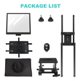 GVM TQ-L Teleprompter for Tablets and Smartphones with Bluetooth Remote and App