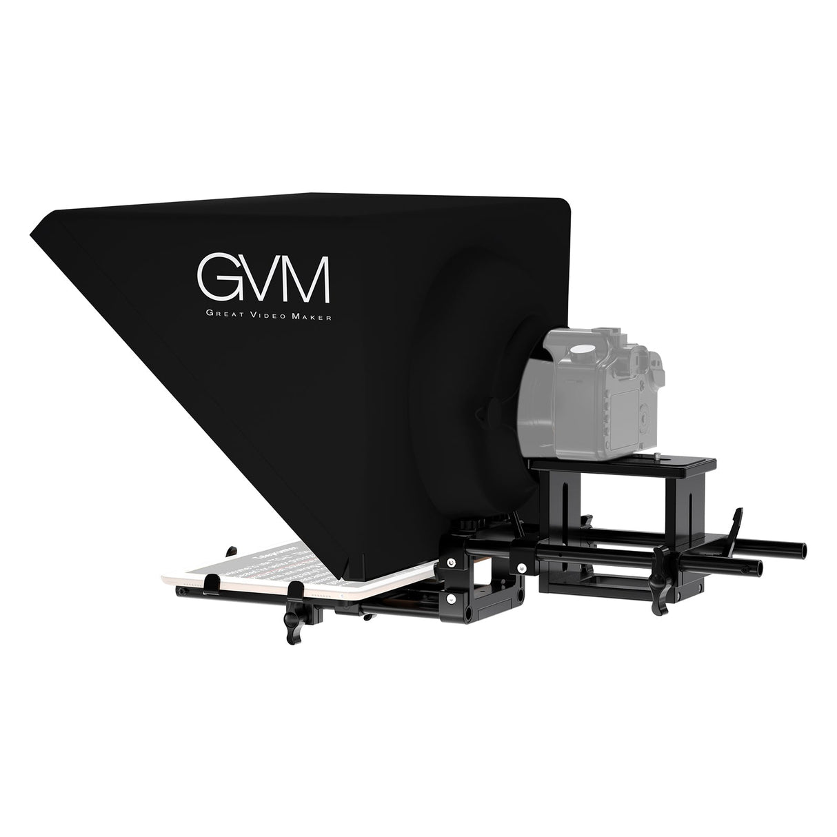 GVM TQ-L Teleprompter for Tablets and Smartphones with Bluetooth Remote and App