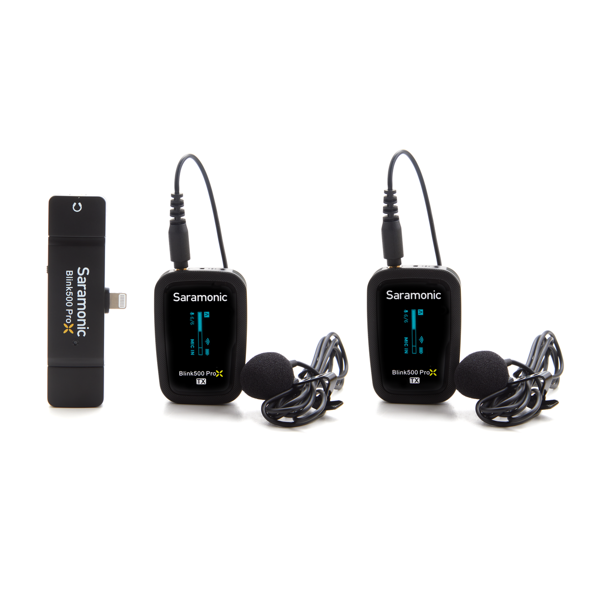 Blink 500 ProX B4 2-Person Wireless Mic System with Lavaliers & Lightning Receiver for iPhone & iPad