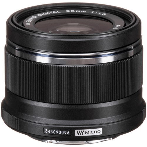 Olympus M.Zuiko Digital 25mm f/1.8 Lens (Black)