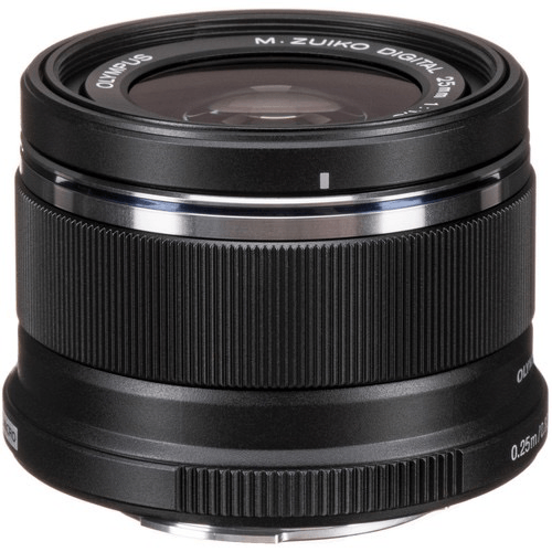 Olympus M.Zuiko Digital 25mm f/1.8 Lens (Black)