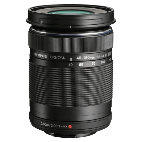 Olympus M.Zuiko Digital ED 40-150mm f/4.0-5.6 R Lens (Black)