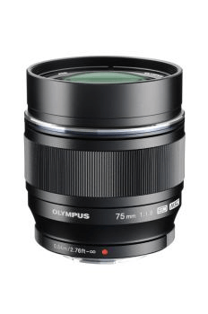 Olympus M.Zuiko Digital ED 75mm f/1.8 Lens (Black)