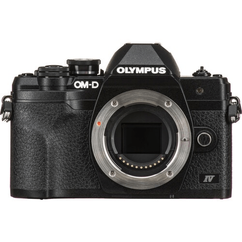 Olympus OM-D E-M10 Mark IV Mirrorless Digital Camera with 14-42mm Lens (Black)