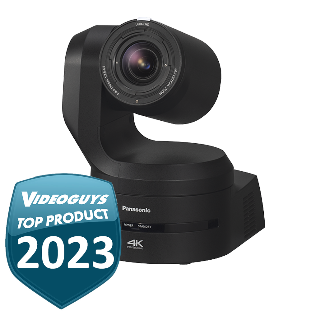 Panasonic AW-UE160 20x NDI 4K PTZ Camera  w/ OLPF (Black)