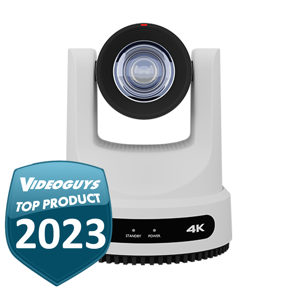 PTZOptics Move 4K 20X NDI|HX PTZ Camera- White