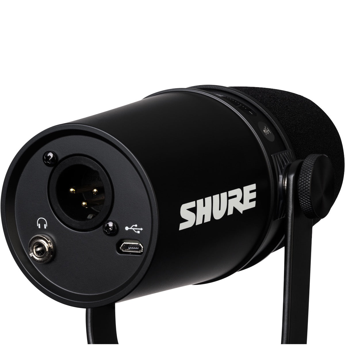 Shure MV7 Podcast Microphone Kit with Manfrotto Desktop Tripod