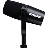 Shure MV7 Podcast Microphone Kit with Manfrotto Desktop Tripod