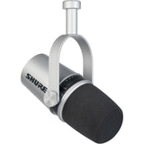 Shure MV7 Podcast Microphone - Silver